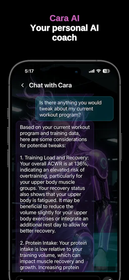 Cara AI second screen